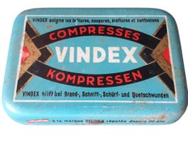Blechdose antik Vindex