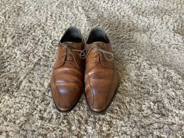 Braune Herren Lederschuhe, Grösse 43 - Top Zustand!