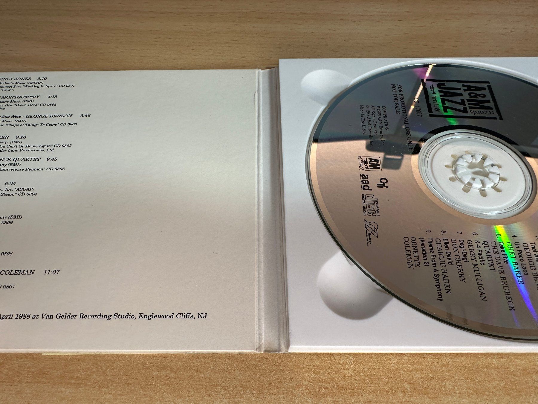 CDs: Various – Jazz Heritage Sampler – Gebraucht aus Rikon im Tösstal von Alpenmutz 2