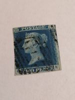 Two Pence Blue 1841 Platte 3 