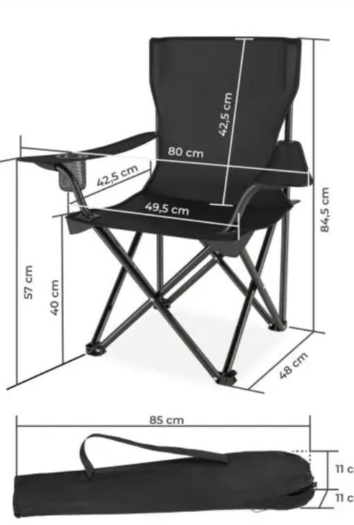 Sedie: 4Set Campingstuhl Gil  – Nuovo (secondo la descrizione) da Rotkreuz venduto da NextChance 3