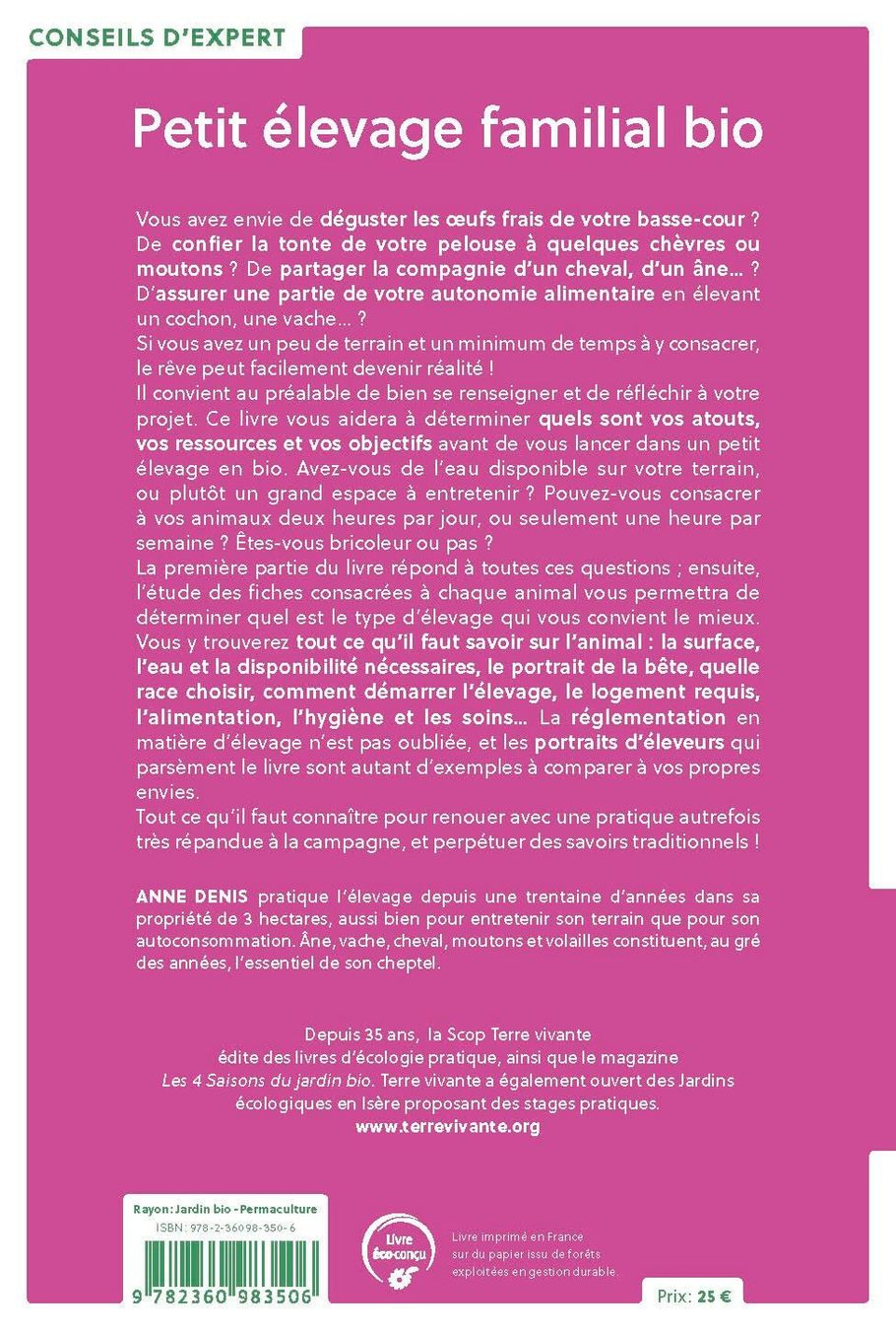 Libri: Petit élevage familial bio – Usato da Neuchâtel venduto da Dualseele 8