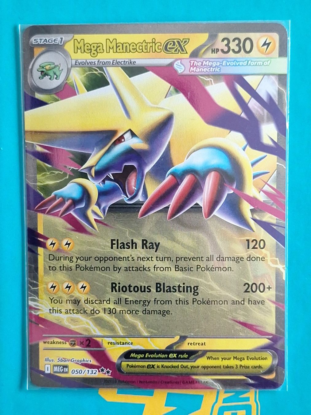 Pokémon Carte collezionabili: Mega Manectric ex – Usato da Altstätten SG venduto da GGsGameshop