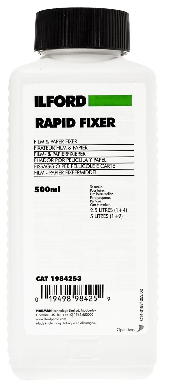 Ilford Laboratoire & Chambre noire: ILFORD RAPID FIXER 500ml – Neuf avec emballage d'origine à Geuensee par Fotoneo