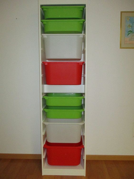 Ikea Trofast weiss mit Boxen Kaufen auf Ricardo