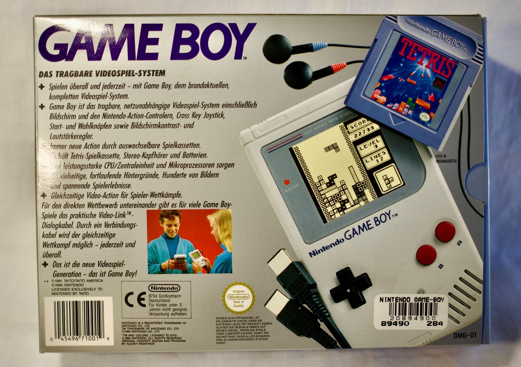 Nintendo Console: 1990 GAME-BOY, TYP HANDHELD-Konsole MIT 4 SPIELEN – Usato da Basel venduto da Ammedysli49 1