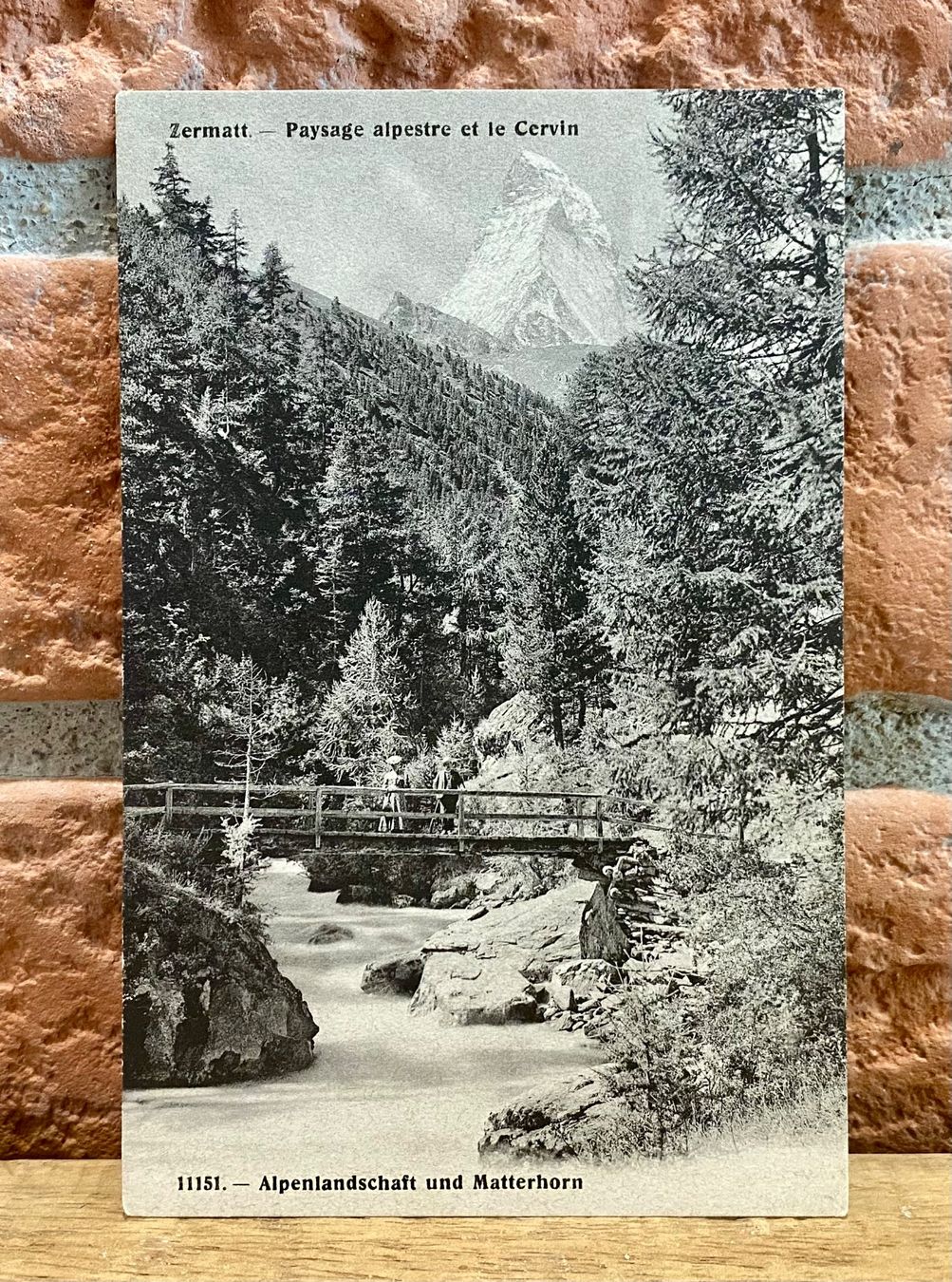 Cartoline postali: ZERMATT Alpenlandschaft & Matterhorn – Usato da Root venduto da ENGLAND-TREASURES
