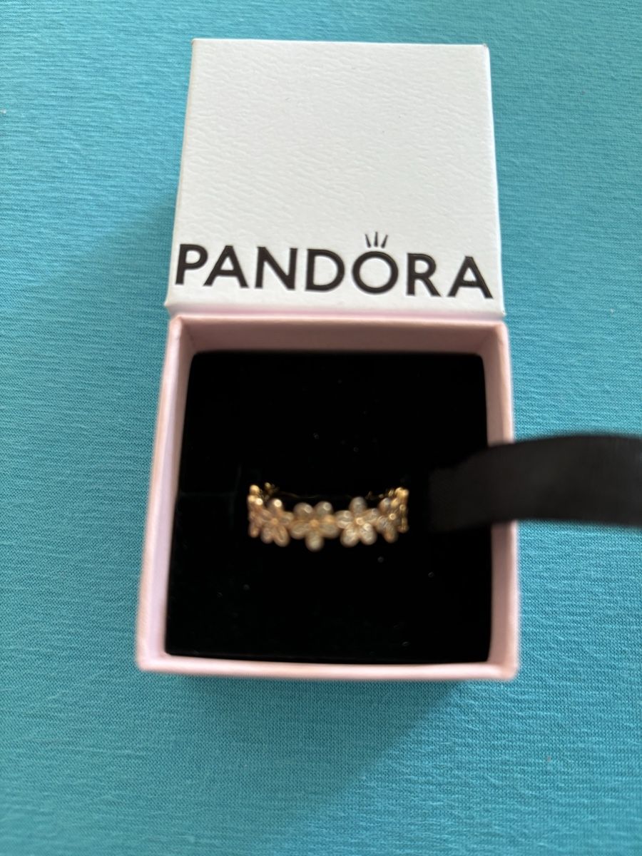 Pandora Anelli: Pandora Gänseblümchenring Rosé Grösse 58 – Usato da Wald AR venduto da bertli00
