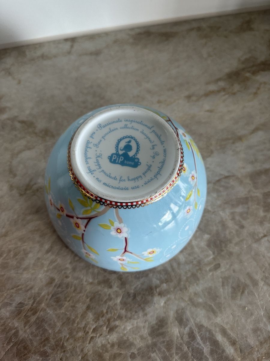 Pip Studio Ciotole: Pip Studio Schüssel Vogel Motiv – Usato da Kirchdorf AG venduto da cameoayiana 4