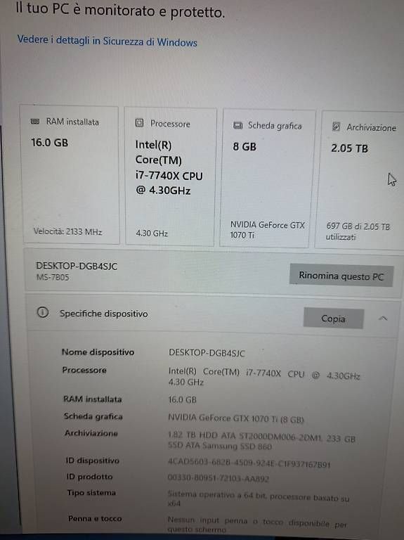 PC: PC Gaming  – Usato da Villeneuve VD venduto da dav_hf2q 2