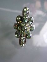 Ring Strass    grün