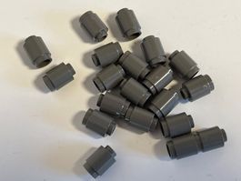 Lego - 20 Graue runde teile (alt grau)