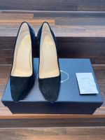 Prada pumps, schwarzes Velourleder, Gr.37