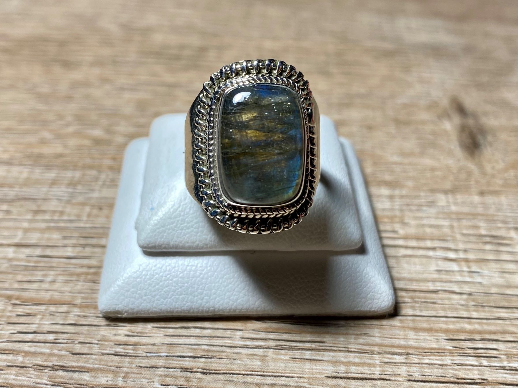Anelli: Orientalischer Silber 925 Ring mit natürlichem Labradorit – Nuovo e nell'imballaggio originale da Laax venduto da Kiki_Kingdom3 9