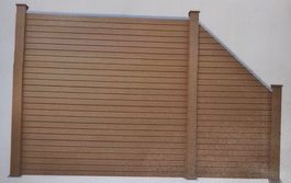 Sichtschutz/Gartenzaun PWC braun NEU