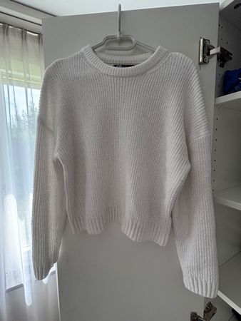 Damen Pullover weiss Grösse S 