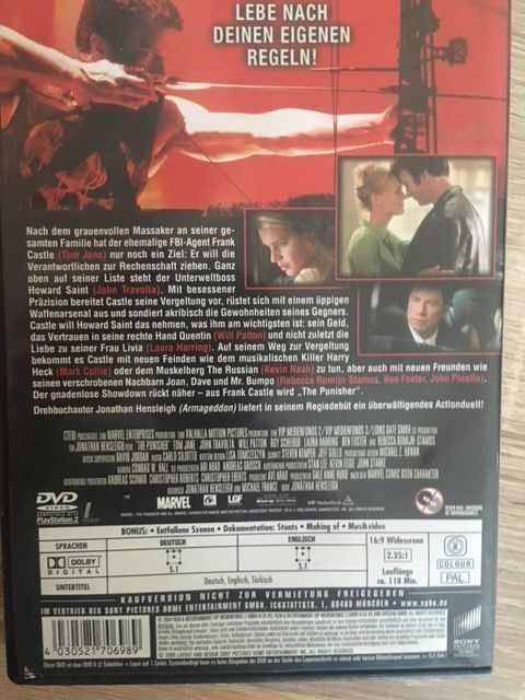 Tutti i DVDs: the punisher – Usato da Uitikon Waldegg venduto da snake1987 1