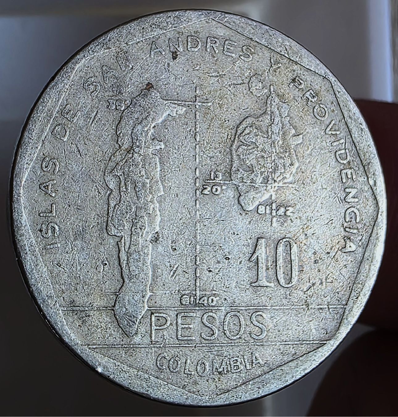 Toutes les monnaies: KOLUMBIEN 10 PESOS 1981 – D'occasion à Winterthur par Creso70