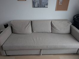  IKEA Schlafsofa beige  ausziehbar zum Bett
