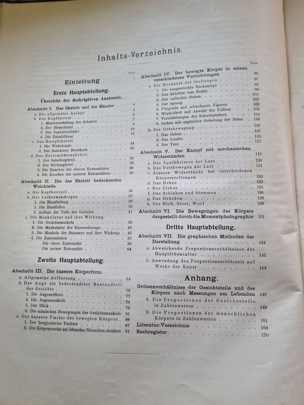 Libri: Die Gestalt des Menschen 1905 – Usato da Trachslau venduto da post35 3