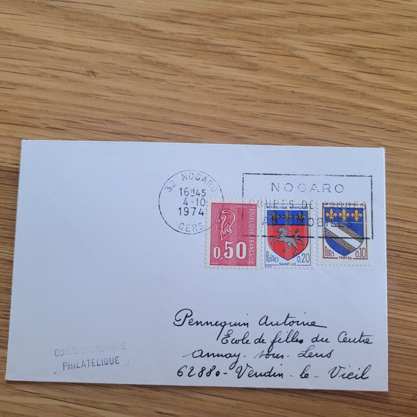 Tous les timbres: Document Automobile Nogaro Coupes De Pao 1974 – D'occasion à Biel/Bienne par Destockweb