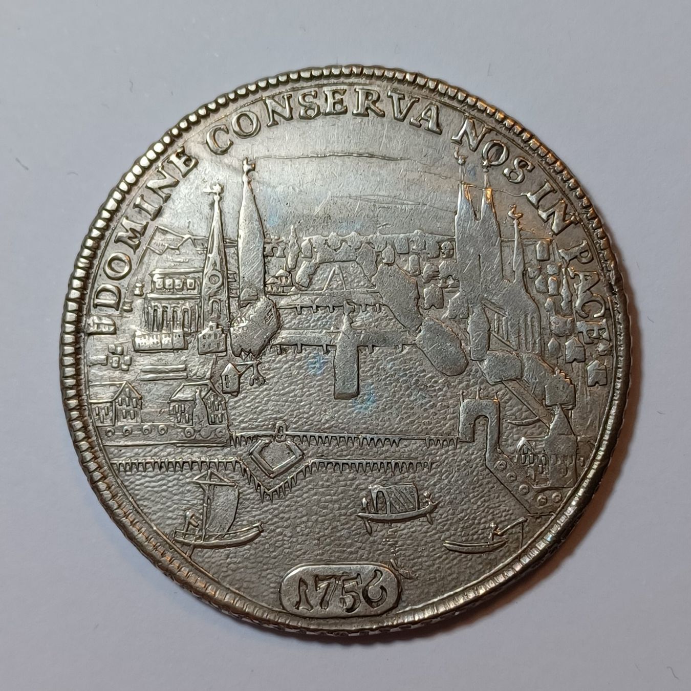 Tutti le monete: Taler 1756 Zürich – Usato da Pfäffikon ZH venduto da Schweizer_Muenzen