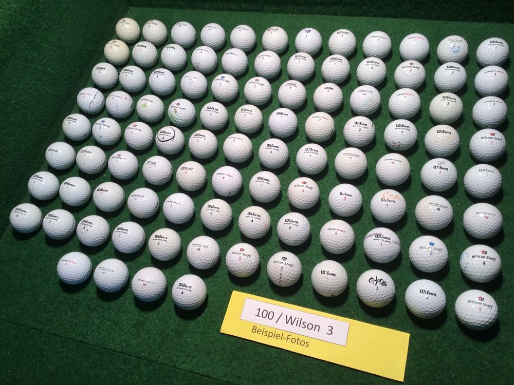 HOLZundEISEN Lakeballs - 100x Marken Mix Golfbälle | X-Out Qualität | Nachhaltig