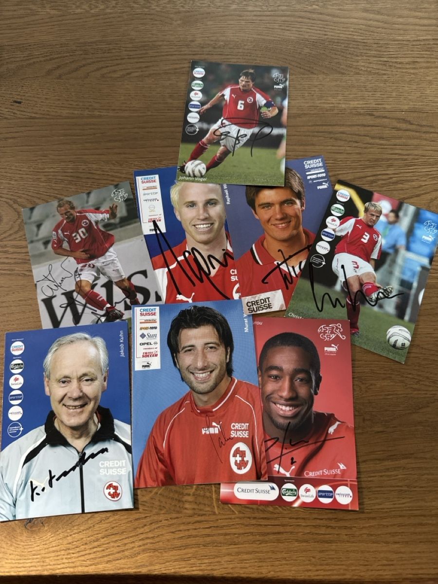 Autographes: Autogramme Fussball – D'occasion à Ins par Mi_Ro93