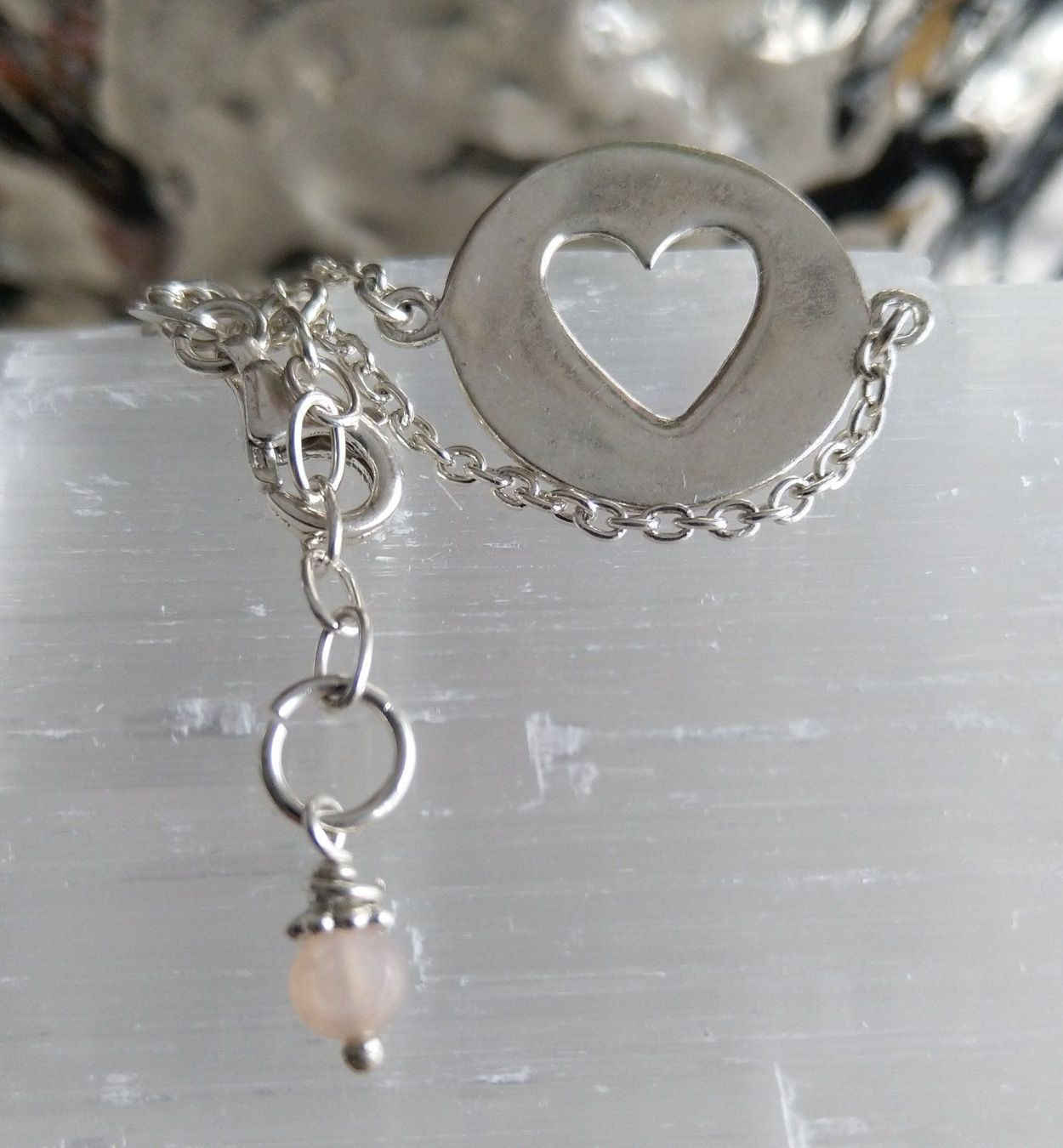 Armbänder & -reifen: ARMKETTE MIT HERZ IN 925 SILBER – Gebraucht aus Romanshorn von BoutiqueA 1