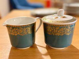 Langenthal "Château" Zuckerdose und Milchkännchen