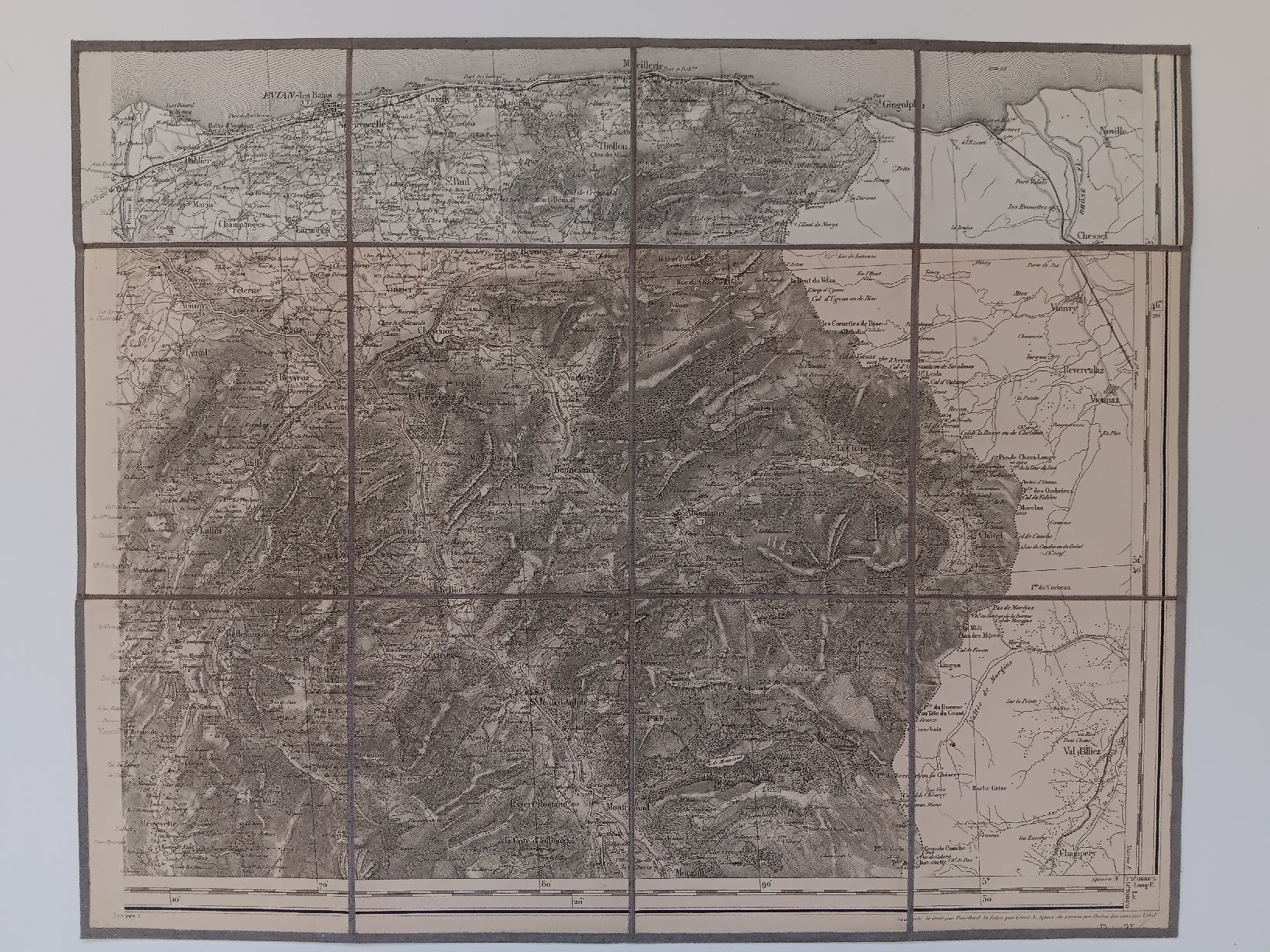 Landkarten & Atlanten: Carte topographique ancienne Thonon Annecy – Gebraucht aus Versoix von lpid69 8