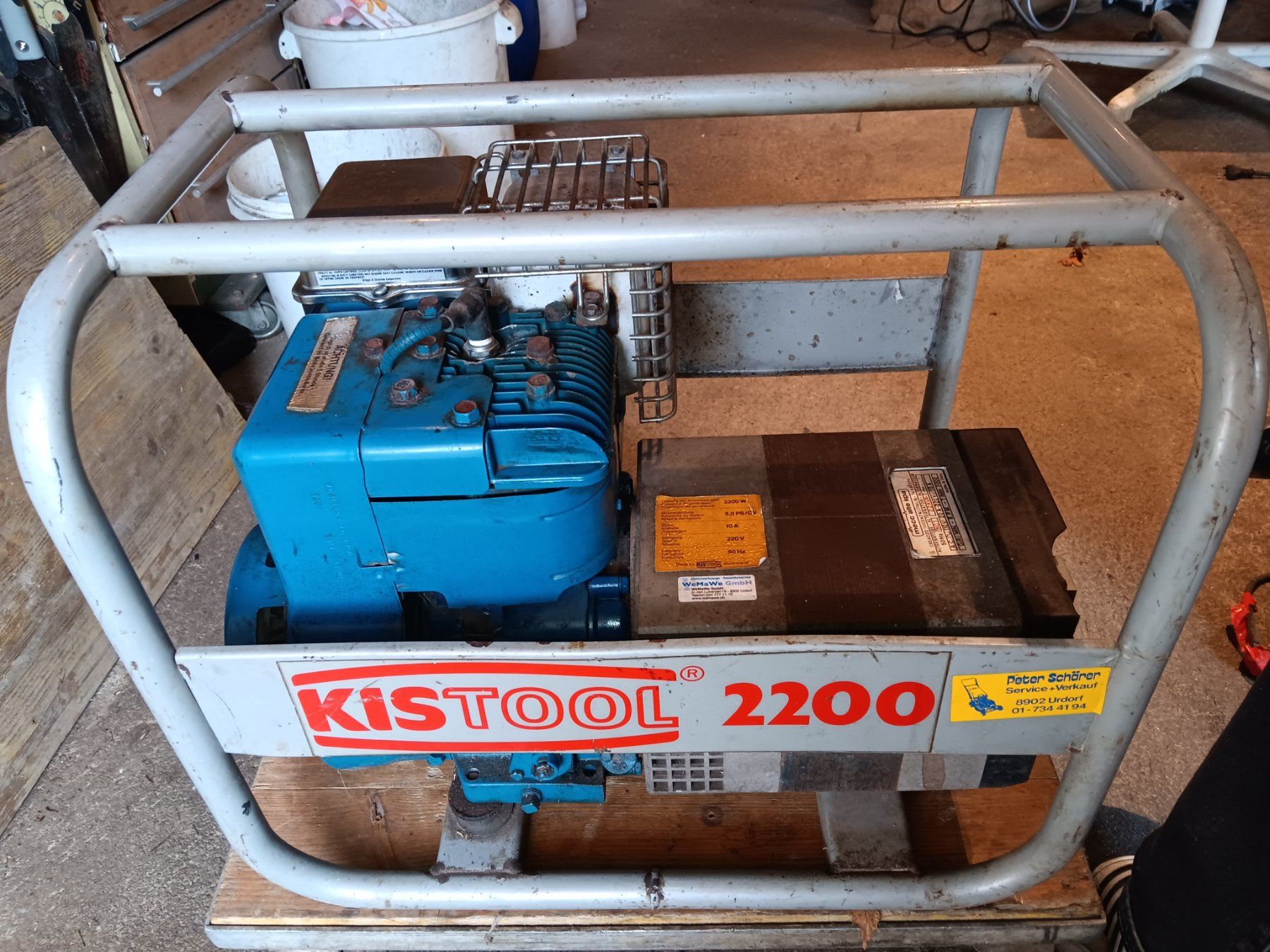 Generatori di corrente: Notstromgenerator KISTOOL 2200W – Usato da Dietikon venduto da Sauber64