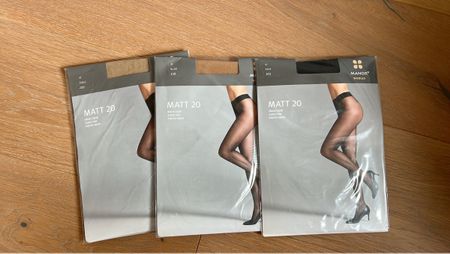 3 Paar Manor Strumpfhosen Matt 20 neu