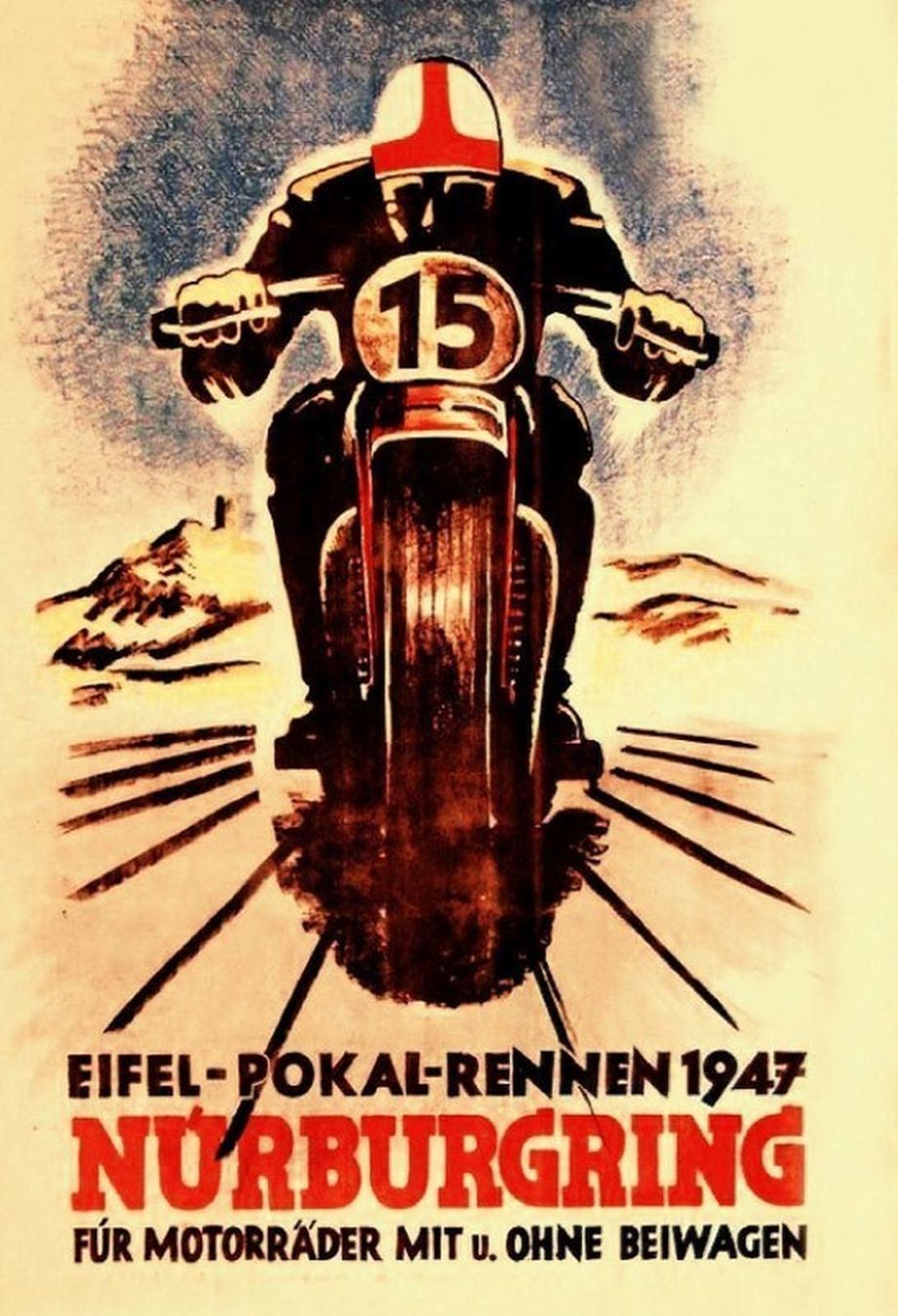 Insegne: Blechschild-NÜRBURGRING EIFEL POKAL 1947 – Nuovo e nell'imballaggio originale da Rupperswil venduto da big-one-sale