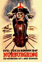 Blechschild-NÜRBURGRING EIFEL POKAL 1947
