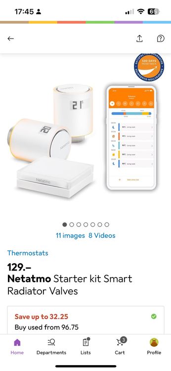 Netatmo starter pack smart radiator valves (Neu (gemäss Beschreibung ...