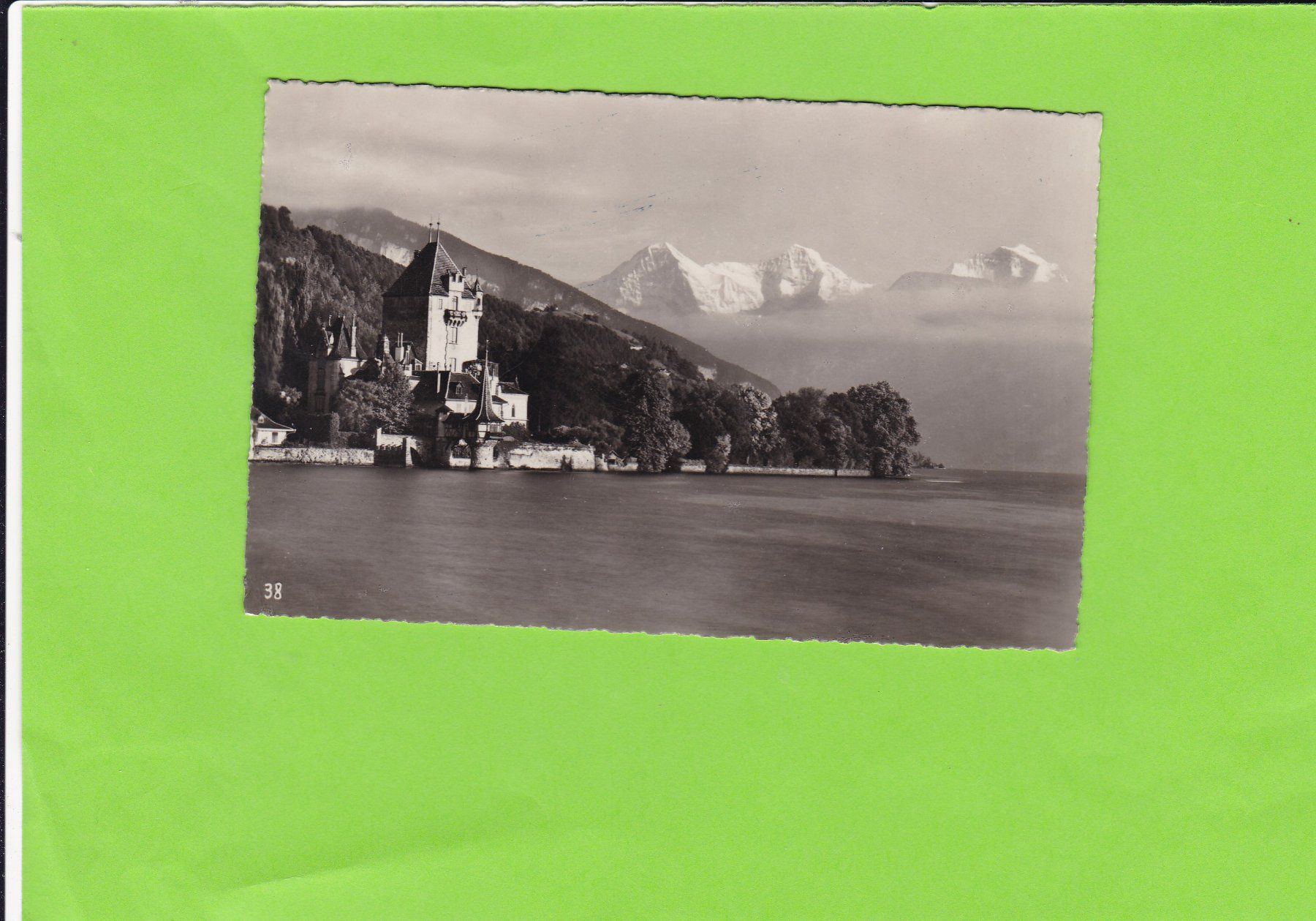 Cartoline postali: Oberhofen am Thunersee – Usato da St. Peterzell venduto da neckertal