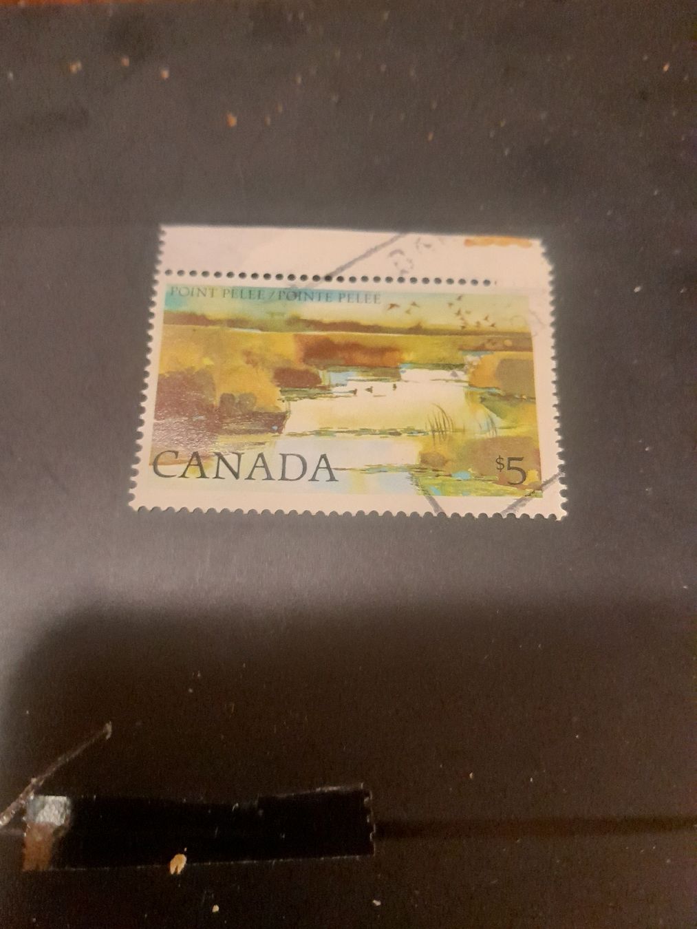Tutti i francobolli: Timbre Canada - Pointe Pelée - 5$ - Collection Hiver 49 – Usato da Marly venduto da globetrotter1723