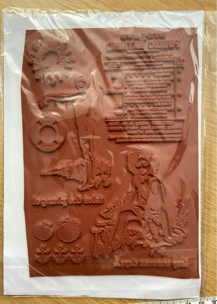 Timbri: Neues, ummontiertes Stempel-Set von rubberdance.com – Nuovo e nell'imballaggio originale da Zürich venduto da Sunset69 2