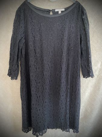 Esprit Kleid schwarz Spitze Grösse 44 guter Zustand