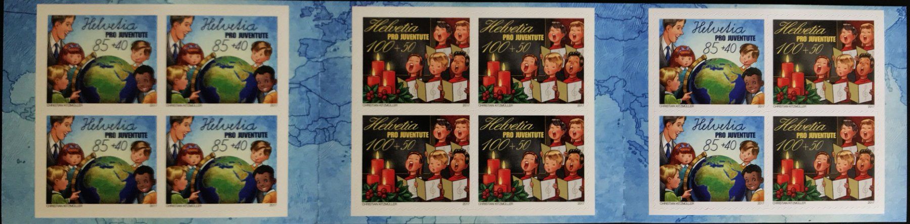 Alle Briefmarken: 2017 Pro Juventute MH postfrisch KW 45.- Postpreis 16.50 NEU – Neu (gemäss Beschreibung) aus Eggersriet von stamp303 1