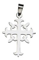 Edelstahl Anhänger Kreuz 40x30mm