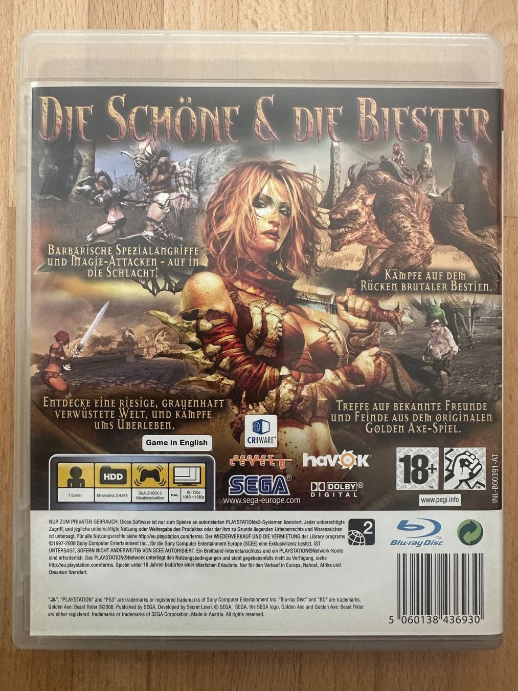 Sony Giochi: Golden Axe - PS 3 – Usato da Nussbaumen AG venduto da Pika-Shop 1