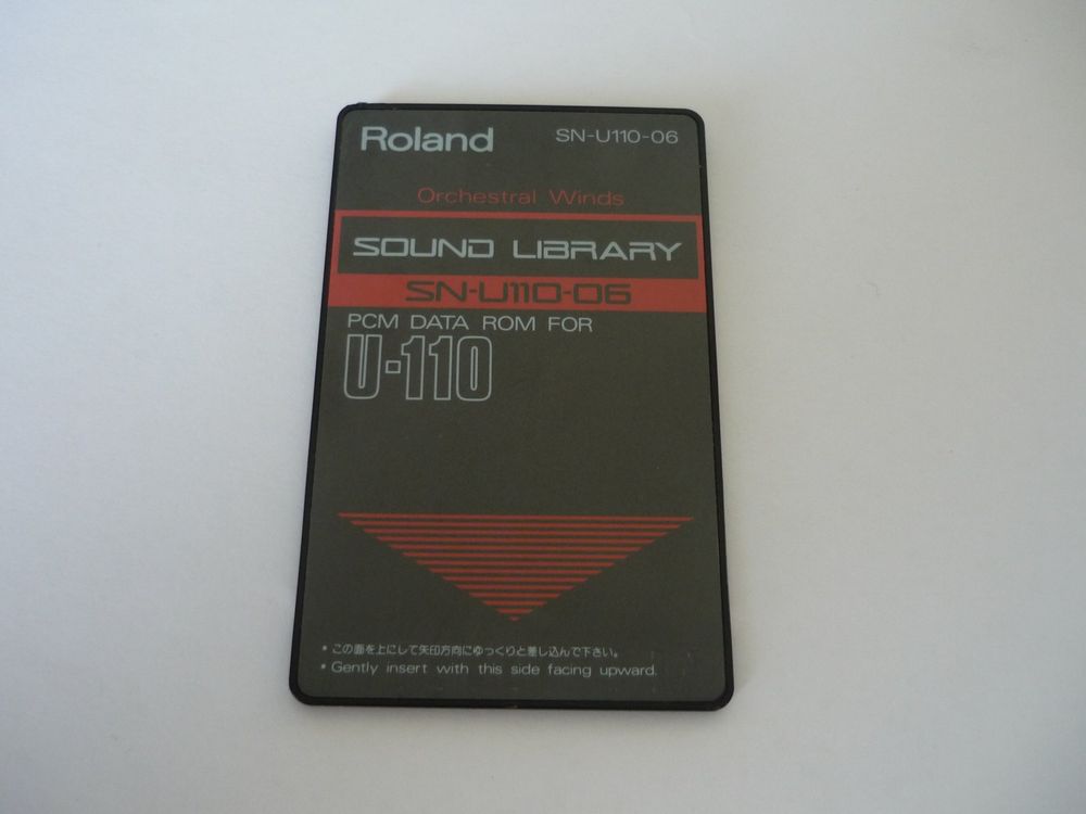 SN U110 06 Sound Library für Roland U- 220 sound module (Gebraucht) in ...