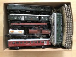 Märklin RET800, Wagen, Schienen, Trafo, 