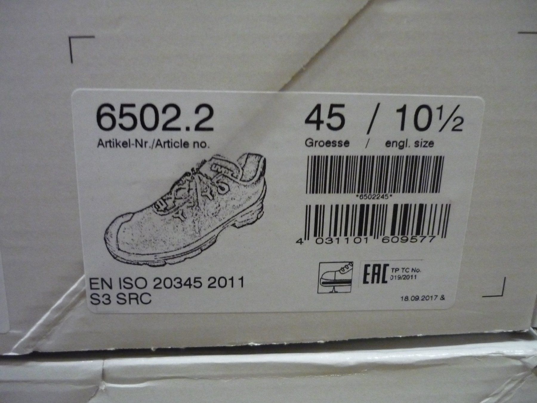 Uvex Scarpe da uomo: UVEX 6502.2 Sicherheits-Halbschuh S3 SRC ESD (45) – Nuovo e nell'imballaggio originale da Beringen venduto da Flatretriever 1