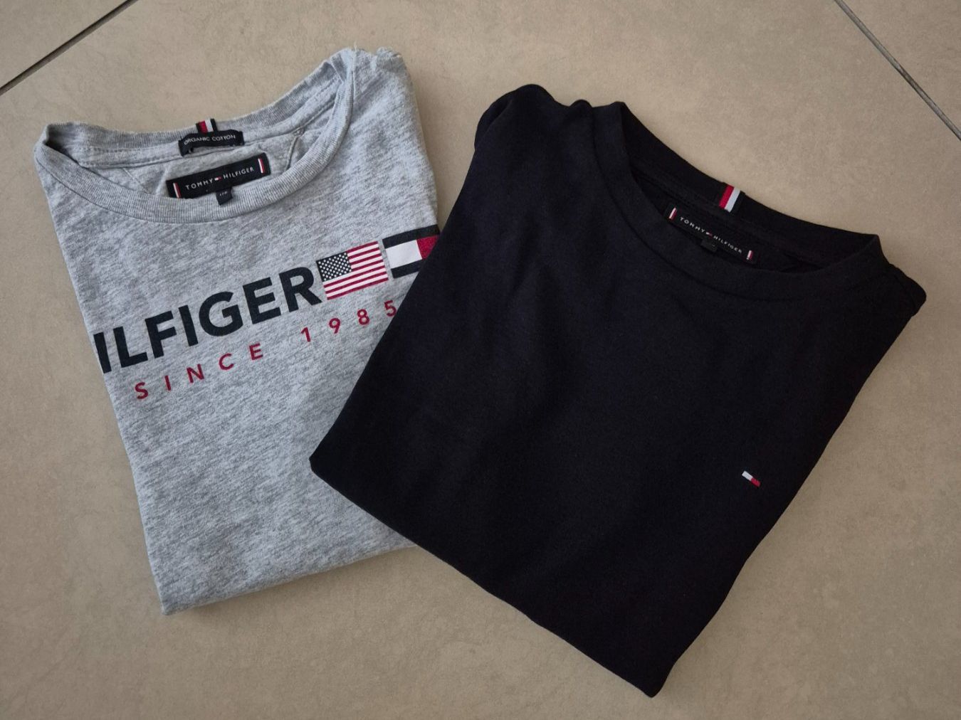 Tommy Hilfiger Camicie, T-shirt & Polo: 2 t-shirts manches longues garçon – Usato da Sierre venduto da syl_6x2h