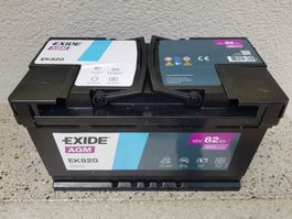 Autobatterie, AGM, 82Ah, für start / stop, NEU, auch SA/SO!