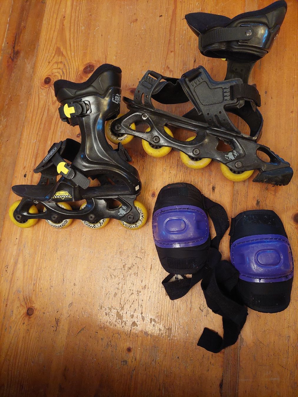 Pattini in linea & Pattini a rotelle: Inline Rollschuhe,Gebrauch mit normalen Schuhen, anschnallen – Usato da Zürich venduto da Cortin