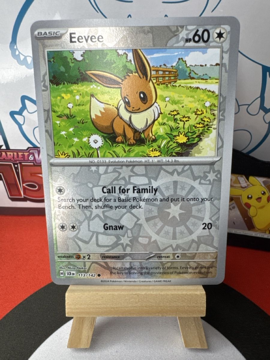 Pokémon Sammelbilder & Trading cards: POKÉMON / Eevee / Stellar Crown / Reverse 🇺🇸 – Gebraucht aus Herzogenbuchsee von TCG-High-Quality
